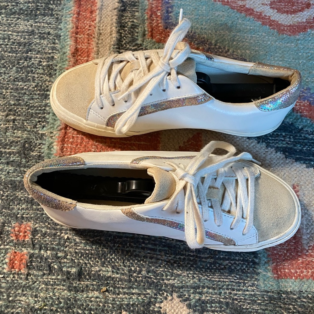 Madewell Sidewalk Sneakers Leather /Suede Sz Women’s 7 M - Picture 10 of 12